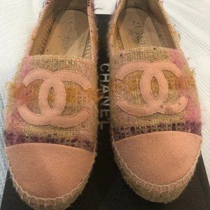 Tweed Chanel Espadrilles Size 40/9 $299